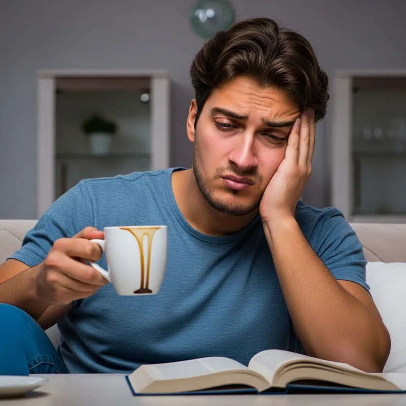 Sleepless Man: Battling Exhaustion and Fatigue