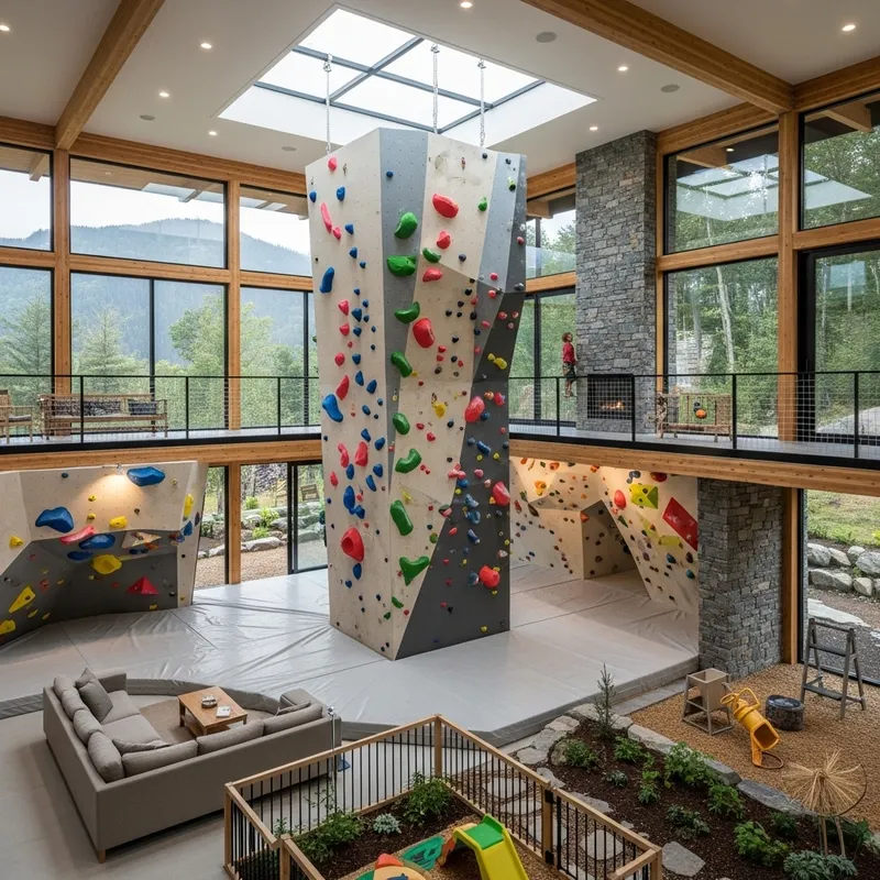 Climber's Family Haven: A Unique Rock Climbing House