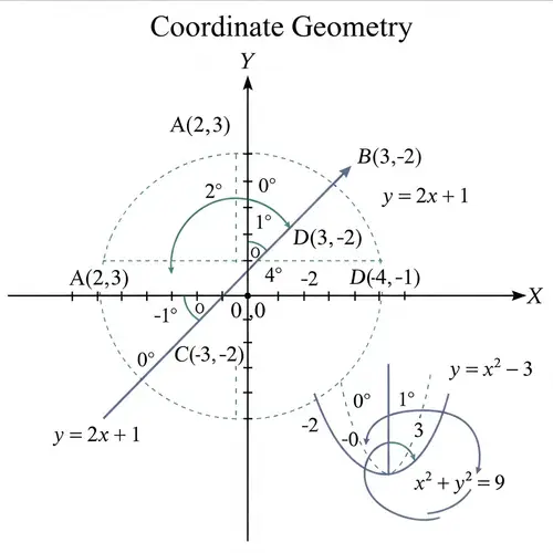 Coordinate Geometry: Algebra & Geometry Integration