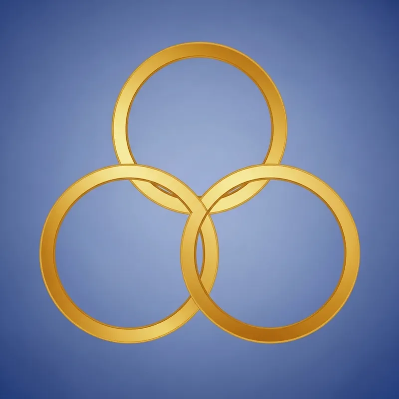 Visualizing the Divine Trinity: Symbolic Abstract Representation