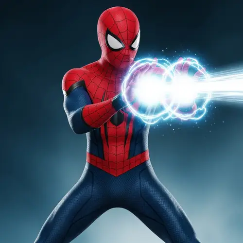 Spider Man Ultra Instincto de Dragon Ball Performing Kame Hame Ha