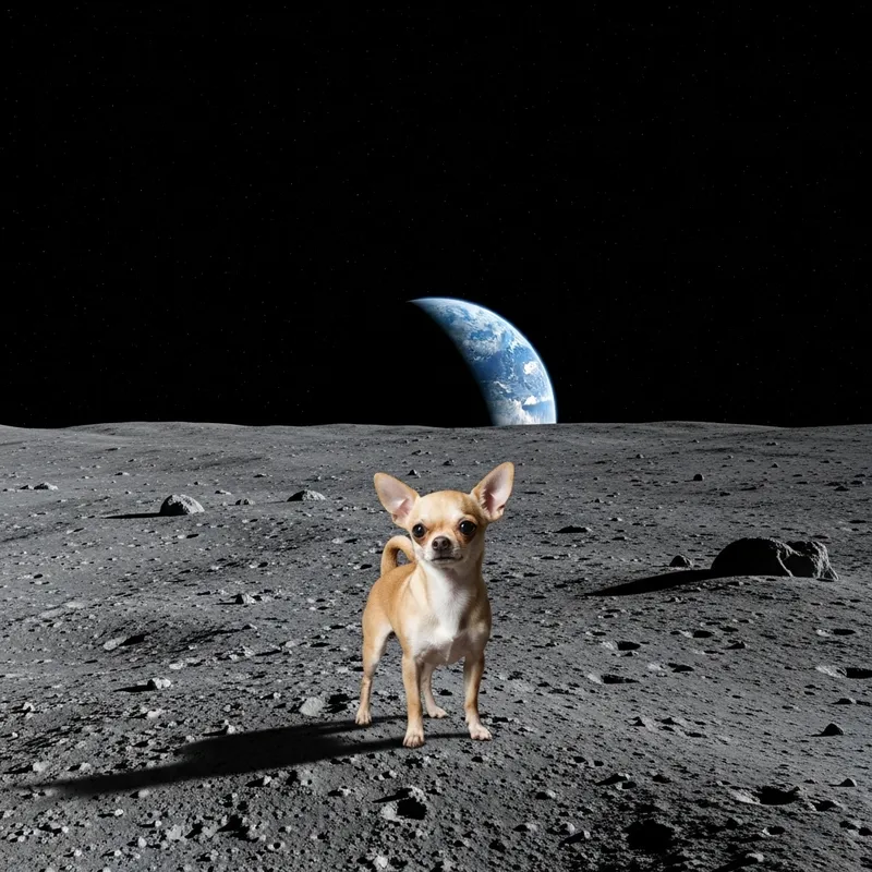 Chihuahua on Moon - Lunar Adventure