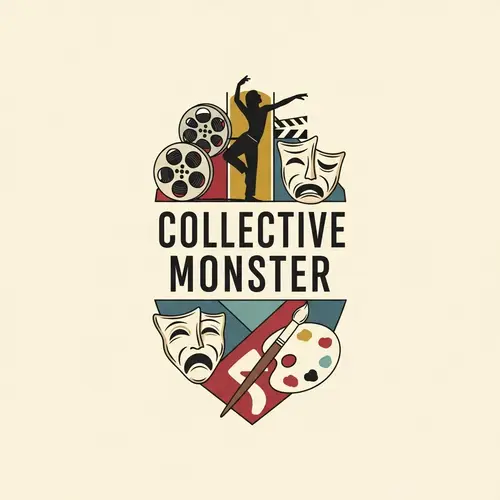 Vintage Logo Design for Collective Monster | Art Association