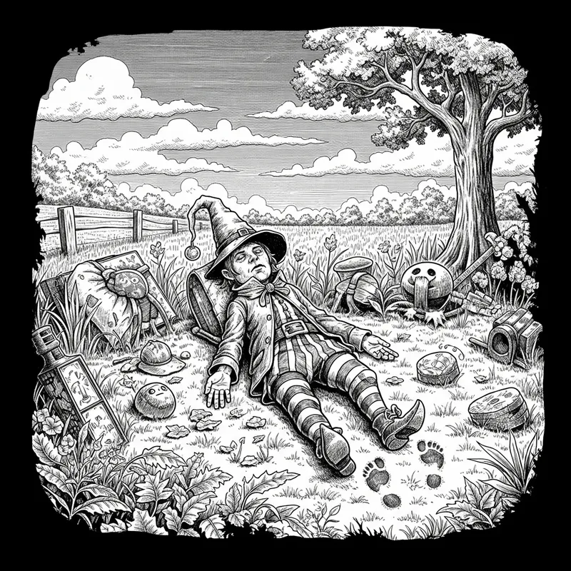 Rumpelstiltskin Dead: Intriguing Crime Scene Sketch Revealed