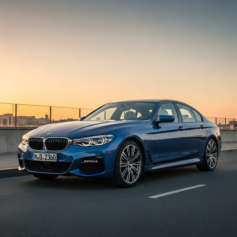 Luxury Blue BMW Design | Innovative Style & Function