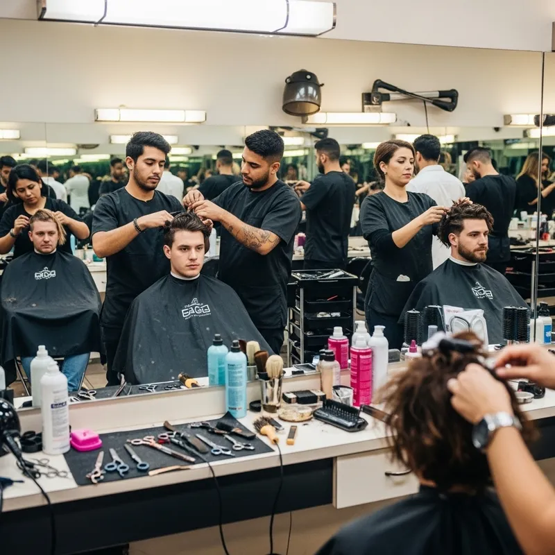 Messy Salon: A Buzzing Hair Styling Experience