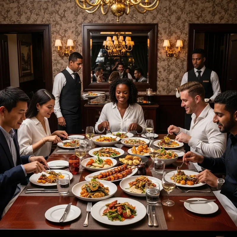 Lavish Restaurant Dinner Party | Exquisite Dining Experience