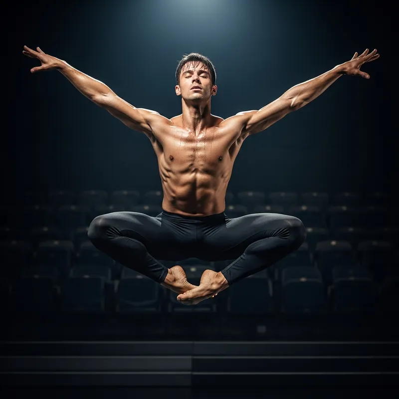 Hyperrealistic Dancer Image - Dynamic Dance Representation Hyperrealistic Dancer Image - Dynamic Dance Representation