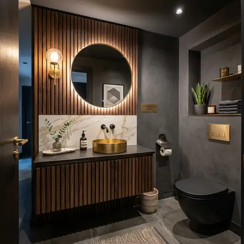 Stylish Modern Powder Room Interior Design Ideas