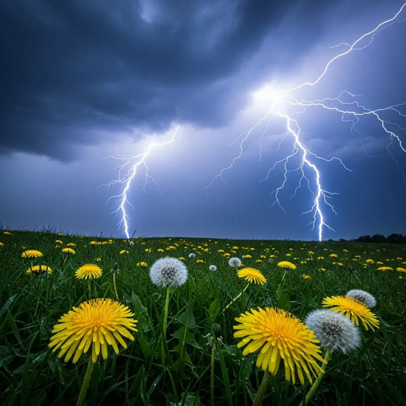 Dynamic Weather: Lightning, Thunder, New Dandelions