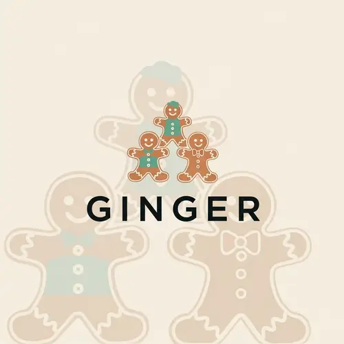 Ginger - Serene Brand Image with Gingerbread Figures