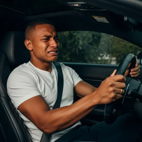 Emotional Soccer Player in Luxury Car | Intense Scene