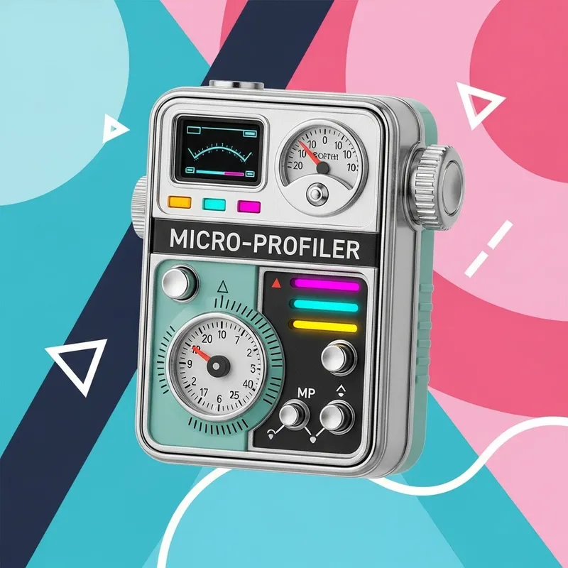 Retro-Futuristic Micro-Profiler Design