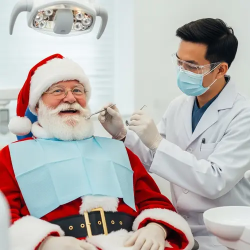 Santa Claus Dental Check-Up: Festive Smile Maintenance