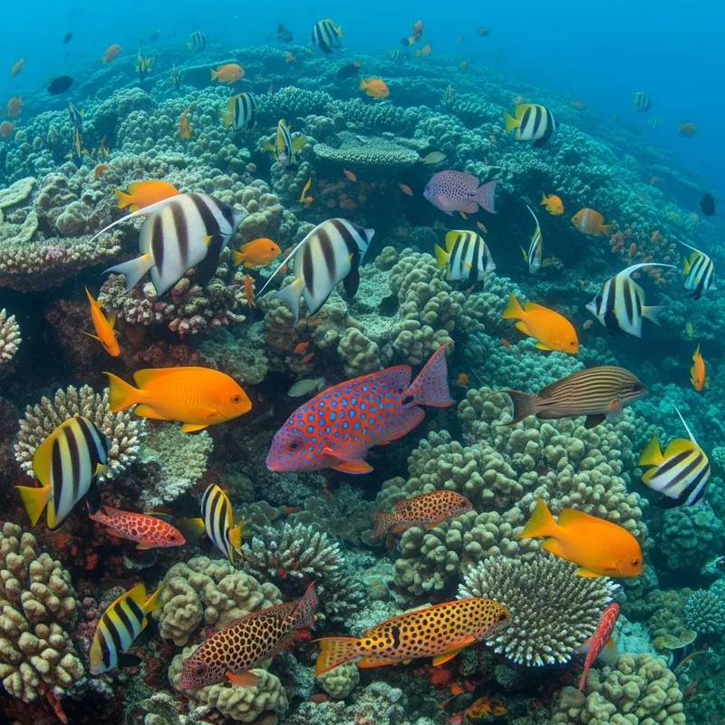 Colorful Fish and Reef Exploration
