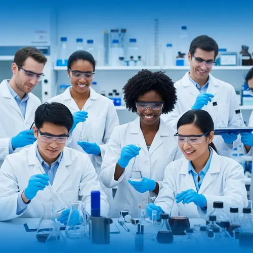 Diverse Respiratory Pathology Research Team in Action