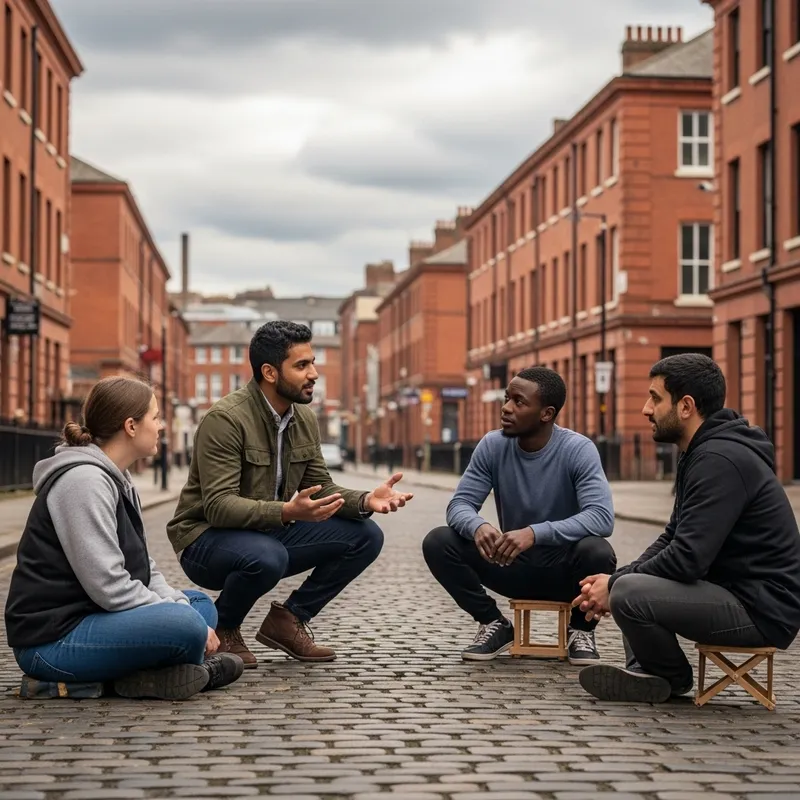 Preaching Gospel to Down and Outs in Stoke | Street Outreach UK