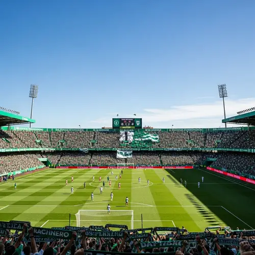 El Sardinero Stadium - Racing de Santander | Football Match on a Sunny Day