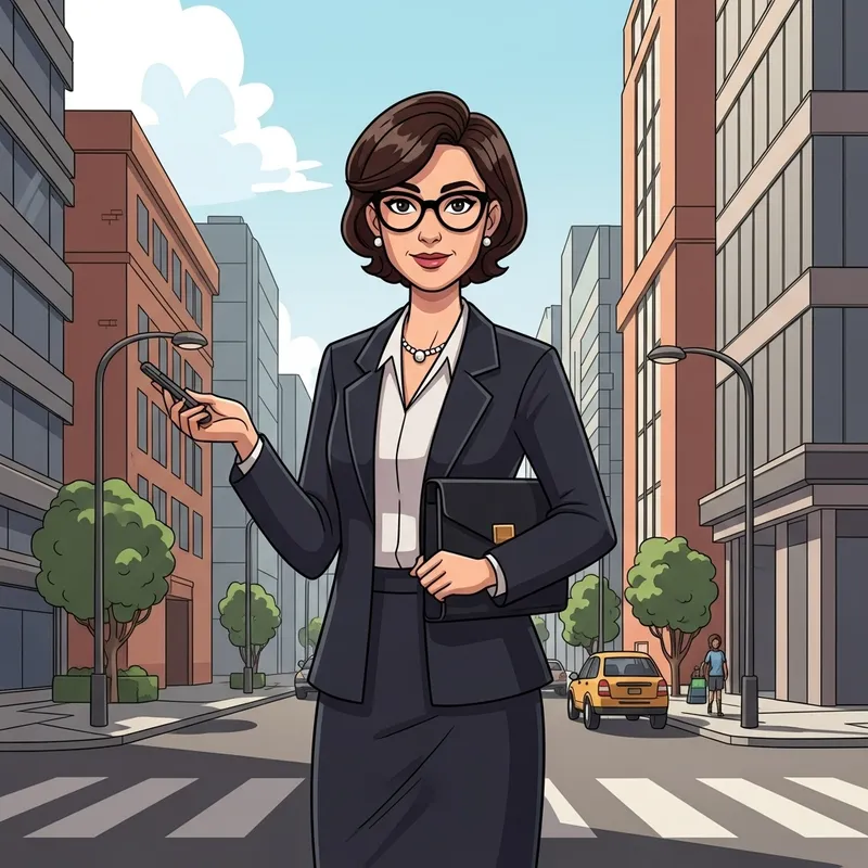 Basic Cartoon Style Modest White Women - Urban Influencer Basic Cartoon Style Modest White Women - Urban Influencer