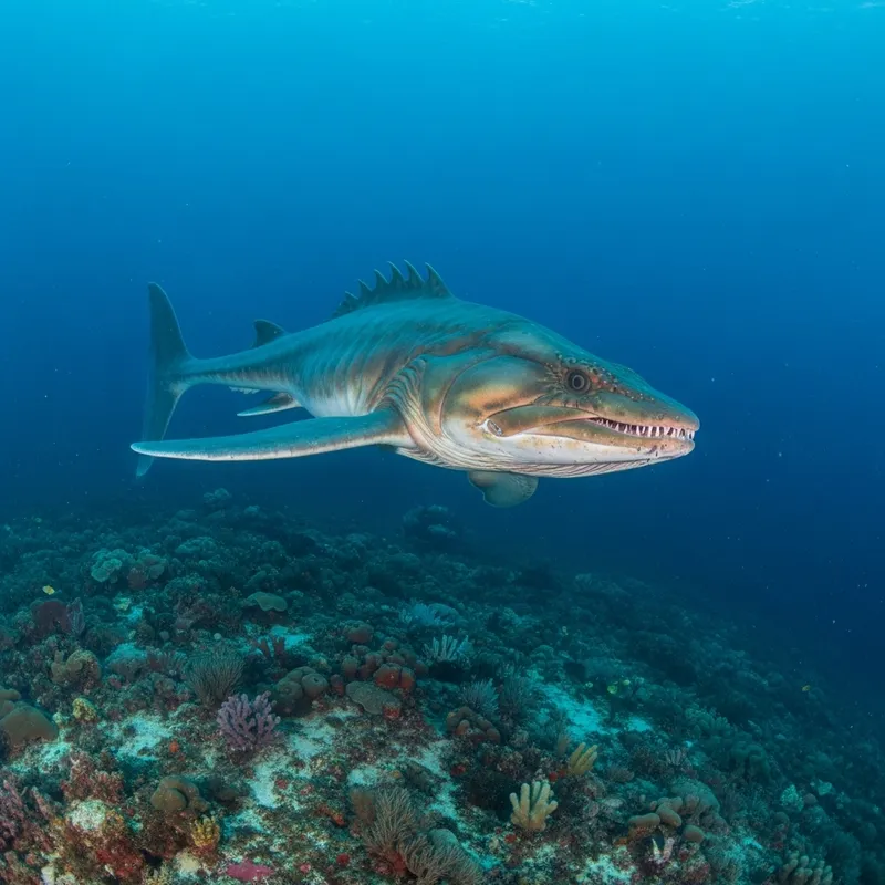 Realistic Sea Monster: Captured in HD Underwater Splendor