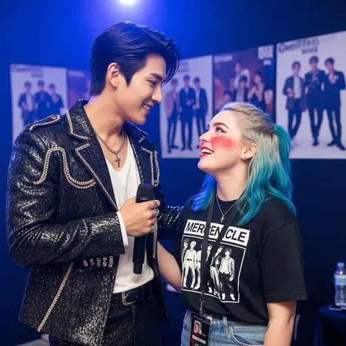 Jungkook BTS Kisses Secret Fan | Concert Backstage Moment