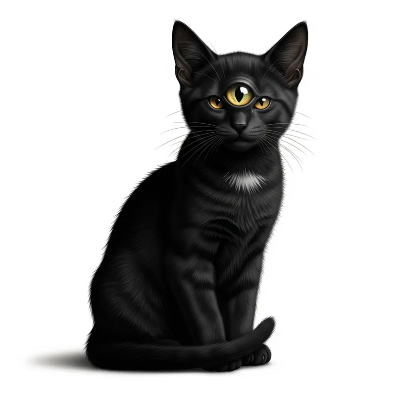 Mythical Cyclop Black Cat: Mysterious and Intriguing