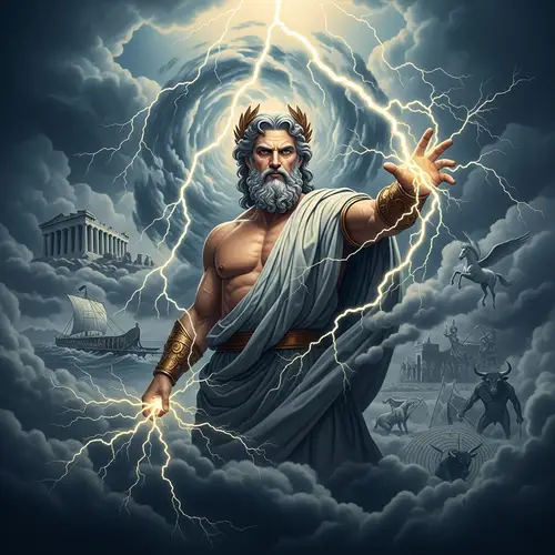 Ancient Greek Mythology - Zeus: God of Lightning