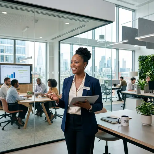 Professional Businesswoman in Modern Office