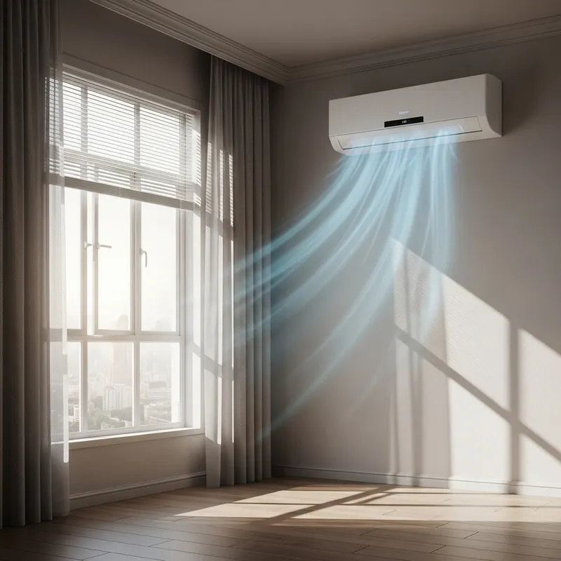 Air-Conditioned Room with Sunlight | Interior Visuals