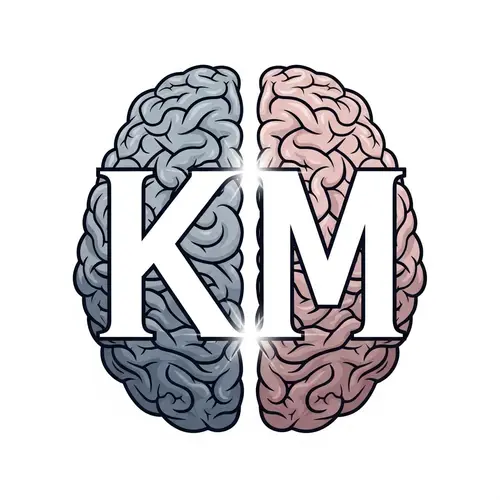 Creative Brain Logo Design: K&M Blend