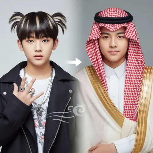 K-pop Boy to Saudi Prince Transformation