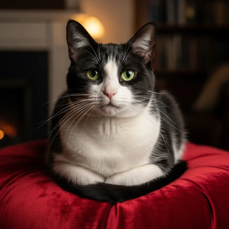 Katze Schwarz weiss - Cute Photos