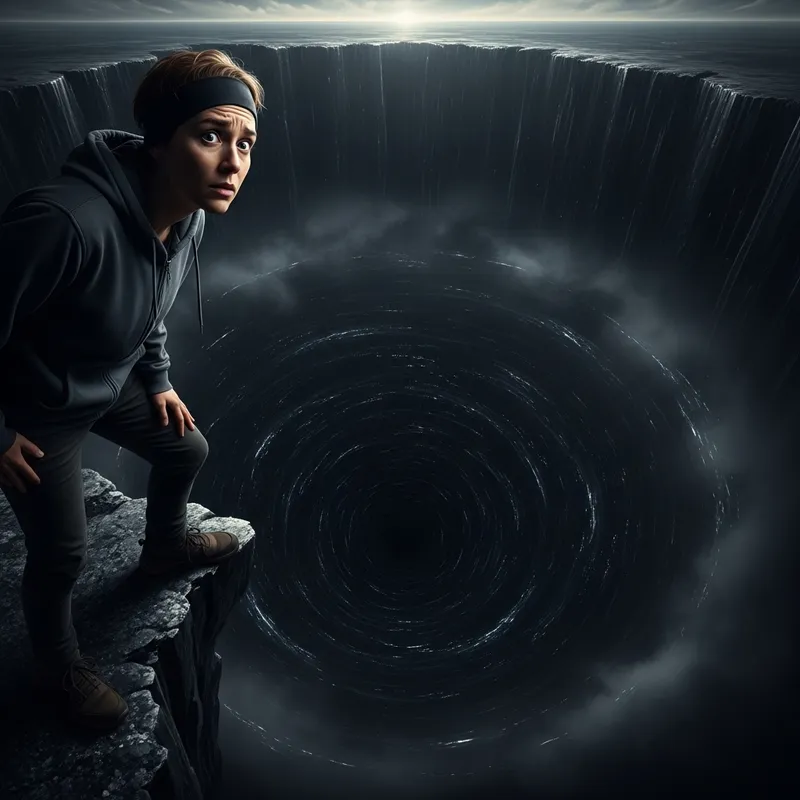 Edge of Abyss: Emotions of Thoughtfulness & Fear Edge of Abyss: Emotions of Thoughtfulness & Fear