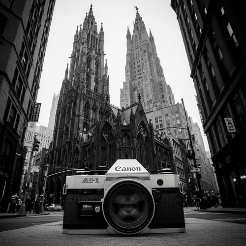 Gothic Architecture in Dystopian City - Inspiring Cyberpunk Style