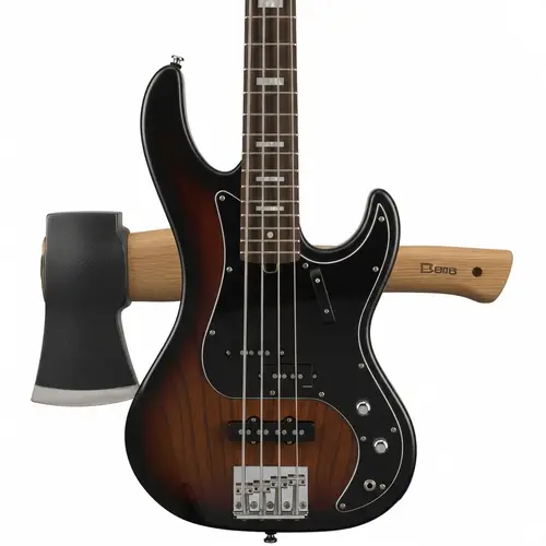 Unique Ax-Shaped Bass Guitar | Outdoor Music Instrument