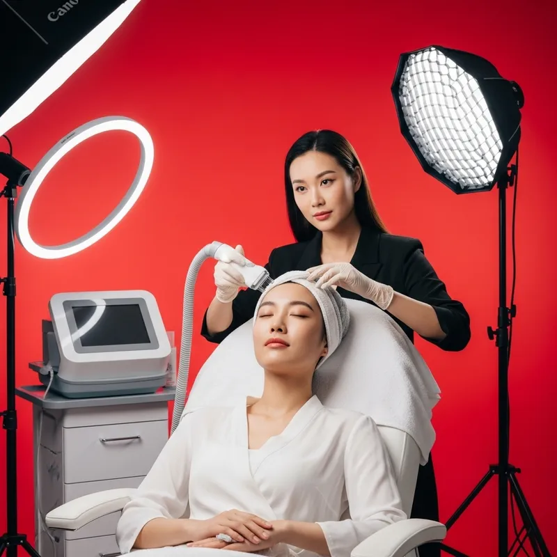 Futuristic Chinese Beauty Skincare | Cyberpunk Aesthetics