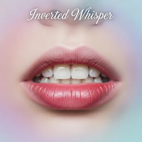 Inverted Whisper: Surreal Album Cover of Upside-Down Mouth