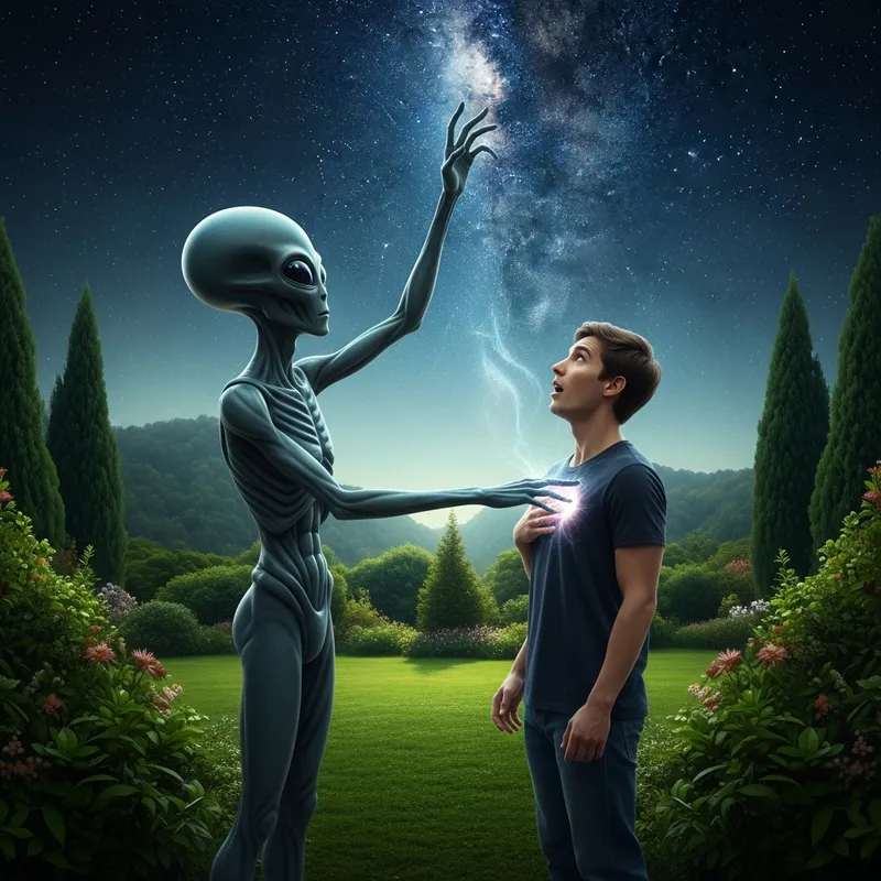 Alien Energy Connection in Garden | Reaching Human Soul Alien Energy Connection in Garden | Reaching Human Soul