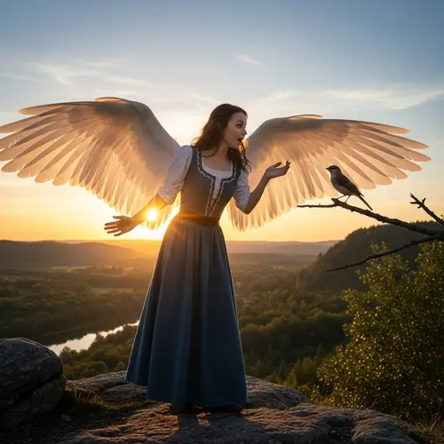 Fly High: Sharing Dreams with the Bird in Tranquil Environment