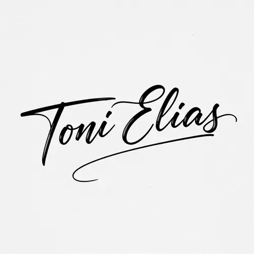 Toni Elias Signature - Calligraphy Artwork