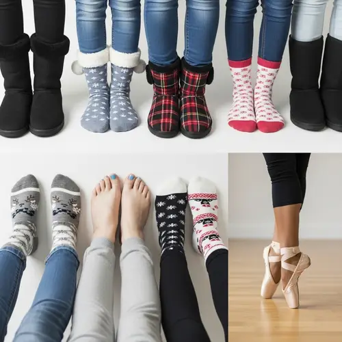 Vibrant Feet Fashion: Boots, Socks & Ballet Shoes | Dance Elegance