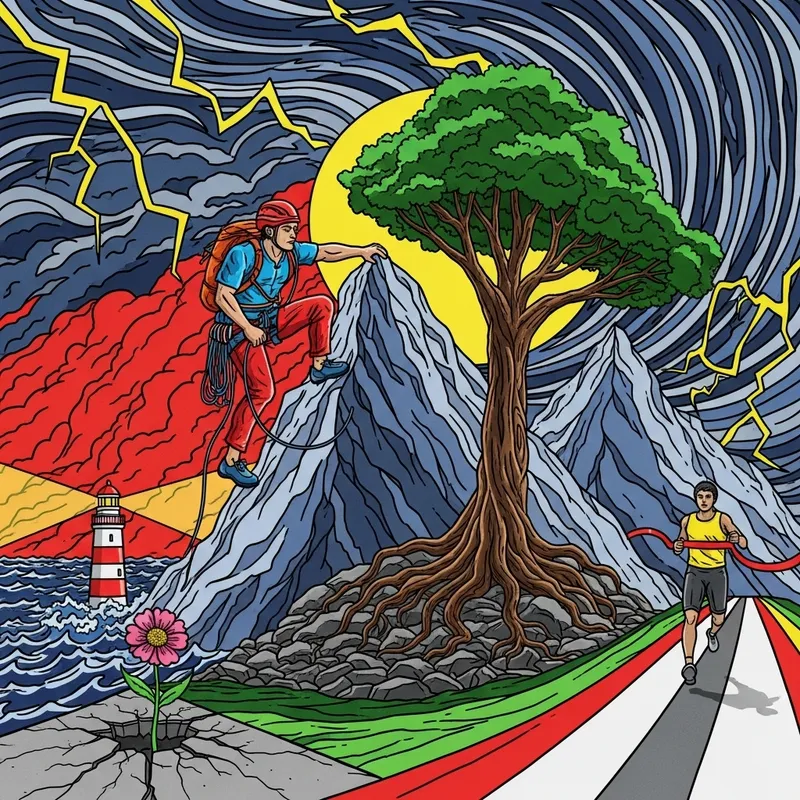 Colorful Determination: A Symbol of Perseverance