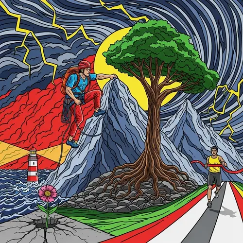 Colorful Determination: A Symbol of Perseverance