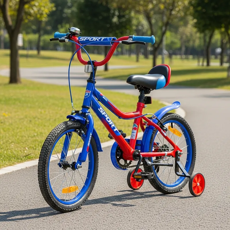 Colorful Kids' Sport Bicycle | Sturdy Frame & Safety Features
