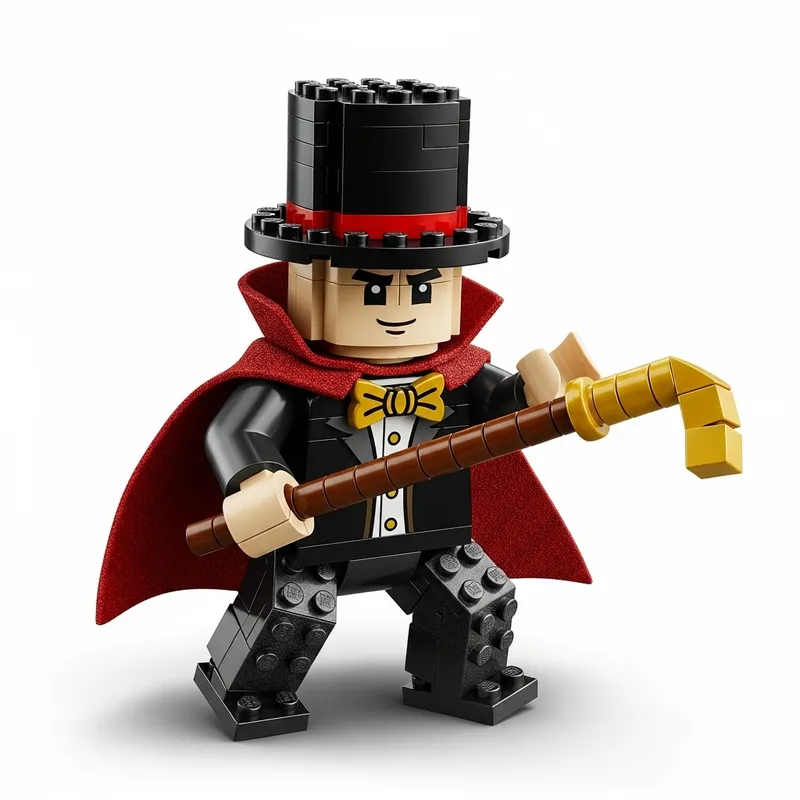 LEGO Mortis: Brawl Stars Game Character in Brick Style