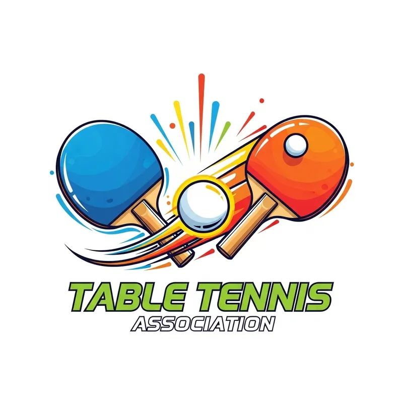 Dynamic Table Tennis Association Logo Design | Bold & Vibrant Colors