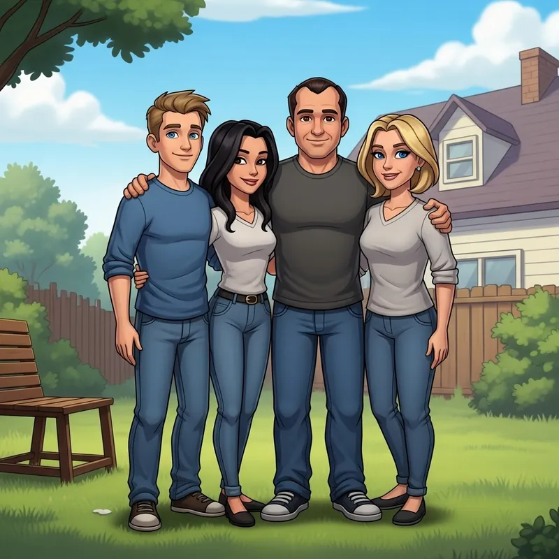 Heartwarming 3D Animation of Brotherly Love and Companionship