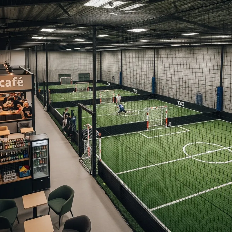 Indoor Sports Complex with 4 Football Fields