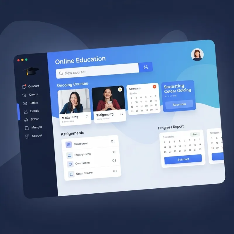 Online Education Platform with Intuitive UI & Extensive Features
