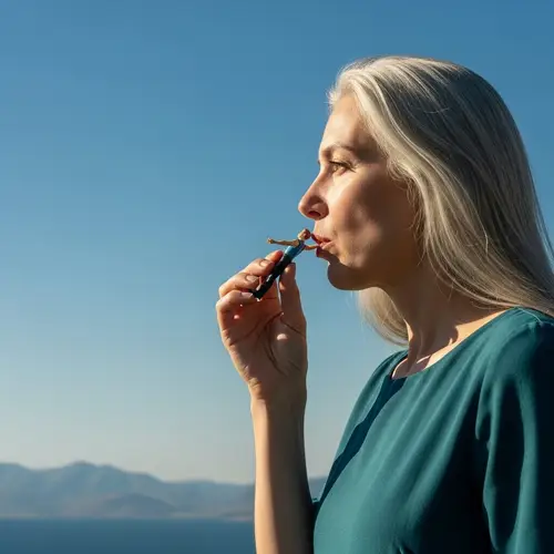 Surrealism of a Colossal Woman in Teal Dress